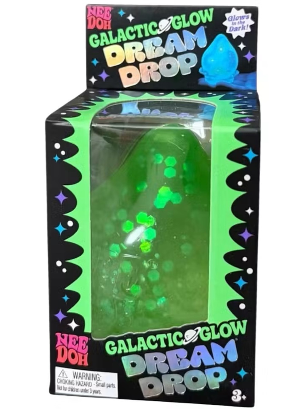 NeeDoh Galactic Glow Dream Drop Squishy Fidget Toy